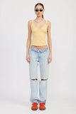 V NECK CAMI TOP