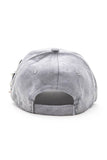 Beaded Flower Suede Fashion Cap