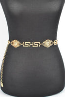 Medallion Iconic Fashion Chain Belt