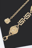 Medallion Iconic Fashion Chain Belt