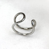 316L Stainless Steel Double Ring Fake Cartilage