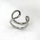 316L Stainless Steel Double Ring Fake Cartilage