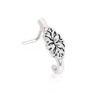 316L Stainless Steel Lotus Flower L Bend Half Nose