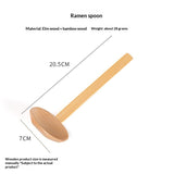Japanese-style Household Tableware Wooden Soup Spoon
