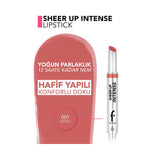 Flormar Sheer Up Lipstick 001 Vibe Check 3g