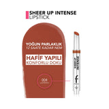 Flormar Sheer Up Lipstick 004 Golden Edit 3g