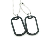 Military Brand Jewelry Men's Necklace Titanium Steel Pendant Stainless Steel Pendant