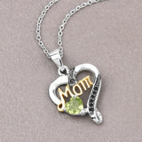 0.49 Carat Genuine Peridot and Black Spinel .925 Sterling Silver Pendant