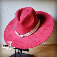 Gold Gator Turquoise Slab Leather Band Choice Hat