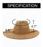 Gold Gator Turquoise Slab Leather Band Choice Hat