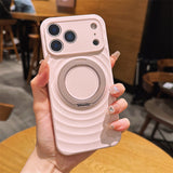 Wavy-pattern Liquid Silicone Phone Case