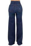Olivia Rhinestone Wide Leg Jean