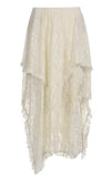 Lace tiered skirt