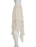 Lace tiered skirt