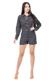 WOMEN FASHION DEMIN ROMPER