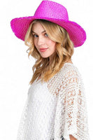 Crochet Straw Cowboy Hat
