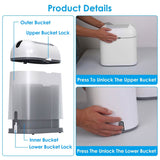 2.38 Gal/9L  Automatic Trash Can