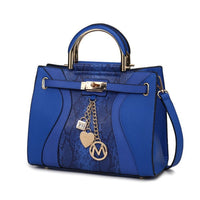 Cassia vegan Leather Satchel Bag
