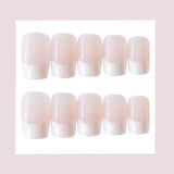 24 Pieces Of French Long Fake Nails