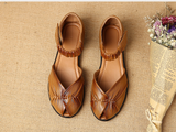 Breathable Ethnic Style Peep-Toe Women's Sandals