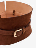 Max Mara Women Brown Nubuck Bustier Belt
