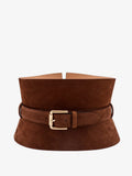 Max Mara Women Brown Nubuck Bustier Belt