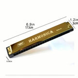 24 Hole Harmonica Mouth Metal Organ