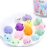 24-Pack: Kids Mochi Squishy Toy with Storage