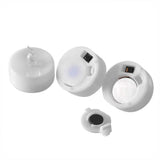 24-Pack: White LED Tealight Timer Candles Battery Operated Flameless Smokeless