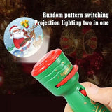 24 Patterns Christmas Flashlight Projection Lamp