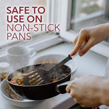 24-Piece Set: Nylon and Stainless Steel Utensil Set