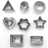24-Piece: Stainless Steel Cookie Cutters Set
