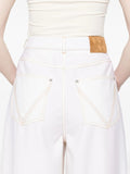 Bottega Veneta Women Pantaloni A Gamba Ampia In Denim