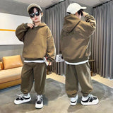 Polyester Children's Loose-fitting Plus Size Pullover