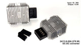 DC-DC Converters: step up/down transformers for 12V, 24V & 48V