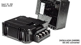 DC-DC Converters: step up/down transformers for 12V, 24V & 48V