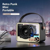Glass Bluetooth Speaker Portable Mini Outdoor USB Charging