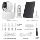2.4G Wifi Solar Wireless 1080P Surveillance Camera with Flood Light Night Vision