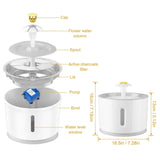 2.4L Automatic Pet Water Fountain