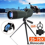 25-75X70 Night Vision HD Waterproof Telescope