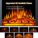 27” Electric Fireplace Mantel Wooden Surround Firebox M1806