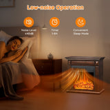 27” Electric Fireplace Mantel Wooden Surround Firebox M1806