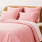 Hand Stitched Reversible Kantha Pillow Sham Pairs