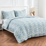 Arts & Crafts Floral Printed Duvet Set