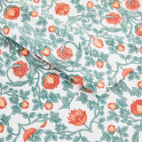 Arts & Crafts Floral Printed Sheet Set