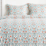 Arts & Crafts Floral Printed Duvet Set