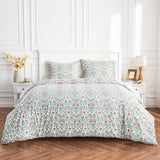 Arts & Crafts Floral Printed Duvet Set