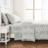 Arts & Crafts Floral Printed Duvet Set