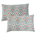 Arts & Crafts Floral Printed Pillowcase Pair