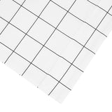 Grid Printed Cotton Percale Pillowcases